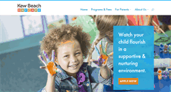 Desktop Screenshot of kewbeachdaycare.com